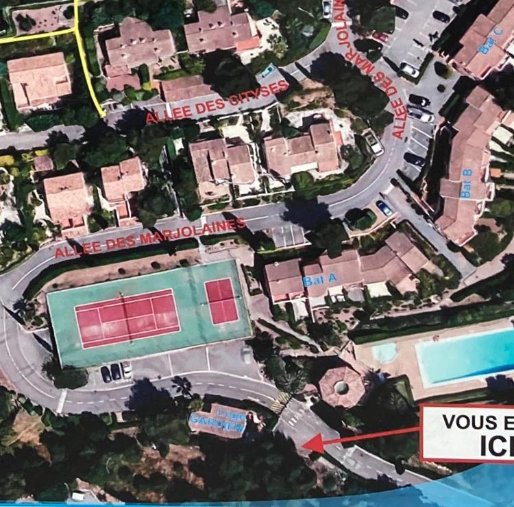 10 A 12 Pers Famille Amateurs Randonnee Boulouris Panorama Saint Raphael Tennis Piscine Partage Exterior foto